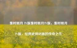 秦时明月 TV版秦时明月TV版，秦时明月TV版，经典武侠动画的传奇之作