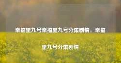 幸福里九号幸福里九号分集剧情，幸福里九号分集剧情