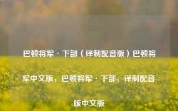 巴顿将军·下部（译制配音版）巴顿将军中文版，巴顿将军·下部，译制配音版中文版