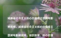 湖南省社会主义核心价值观主题微电影微视频，湖南省社会主义核心价值观主题微电影微视频，湘韵新篇，核心价值观的力量