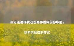 我老爸最棒我老爸最棒最棒的你歌曲，我老爸最棒的赞歌