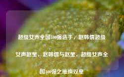 超级女声全国100强选手，赵韩倩超级女声赵莹，赵韩倩与赵莹，超级女声全国100强之璀璨双星