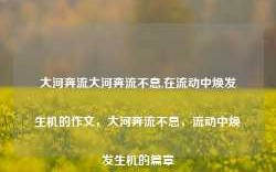 大河奔流大河奔流不息,在流动中焕发生机的作文，大河奔流不息，流动中焕发生机的篇章