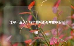 比尔·盖茨：每个领域都有零排放的可能