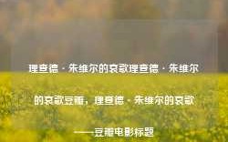 理查德·朱维尔的哀歌理查德·朱维尔的哀歌豆瓣，理查德·朱维尔的哀歌——豆瓣电影标题