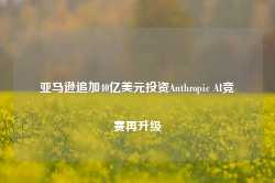 亚马逊追加40亿美元投资Anthropic AI竞赛再升级-第1张图片-地坪门户网