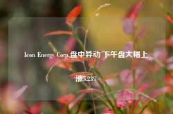 Icon Energy Corp.盘中异动 下午盘大幅上涨5.23%-第1张图片-地坪门户网