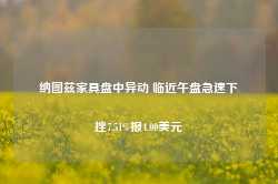 纳图兹家具盘中异动 临近午盘急速下挫7.51%报4.00美元-第1张图片-地坪门户网