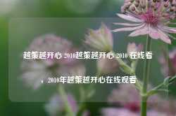 越策越开心 2010越策越开心 2010 在线看，2010年越策越开心在线观看-第1张图片-地坪门户网