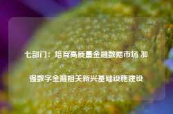 七部门：培育高质量金融数据市场 加强数字金融相关新兴基础设施建设-第1张图片-地坪门户网