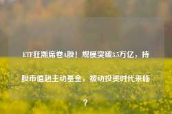 ETF狂潮席卷A股！规模突破3.5万亿，持股市值超主动基金，被动投资时代来临？-第1张图片-地坪门户网